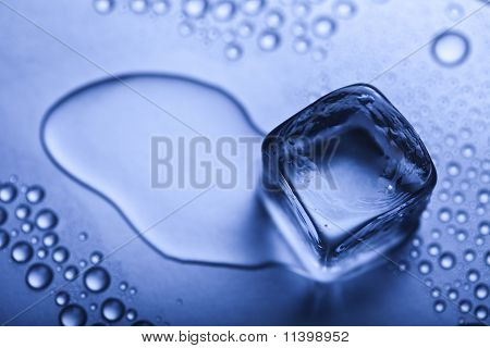 Crystals ice cubes