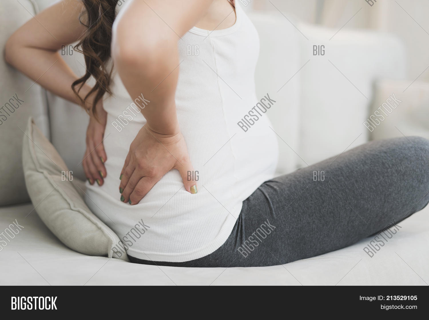 Pregnant Woman Sits Image & Photo (Free Trial) Bigstock