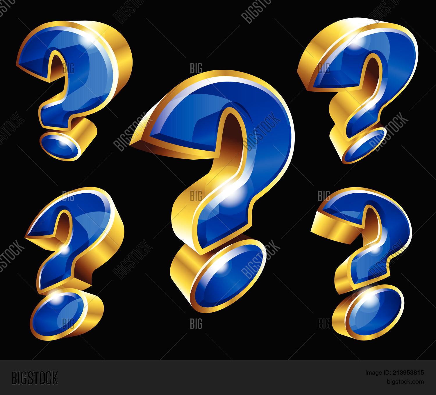 Golden Question Mark Drawing Vector Golden Vector & Photo (Free Trial) | Bigstock