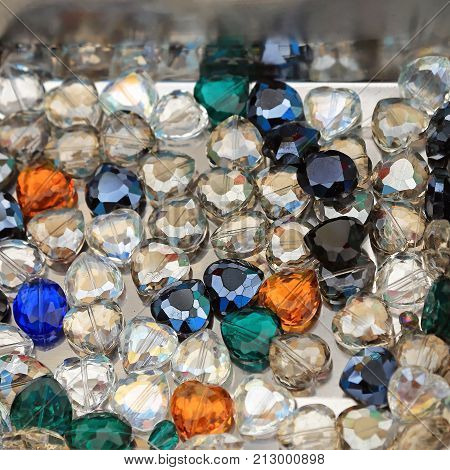 Decorative Glass Diamonds Artificial Bijoux Pendants Craft