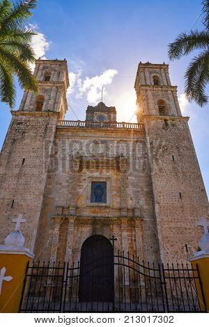 Valladolid San Gervasio church of Yucatan in Mexico