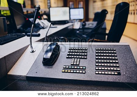 Telephone Exchange In Control Room