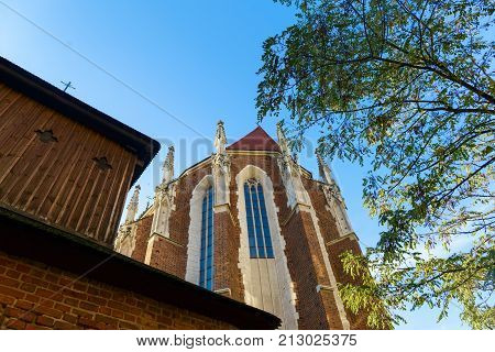 Krakow, Poland. Roman Catholic Church Corpus Christi Basilica