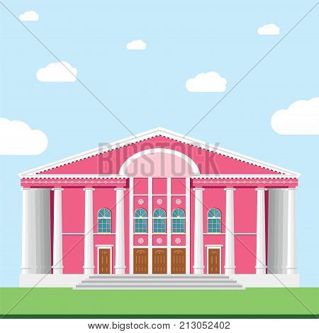 Opera theatre. Mongolian State Opera and Ballet Theatre.