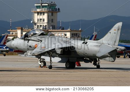 Spanish Navy Av-8B Harrier Jump Jet