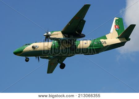 Slovak Air Force Antonov An-26 Cargo Aircraft