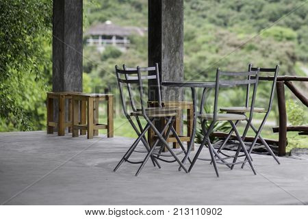 Chair Chairs background mountains ,Right side stick