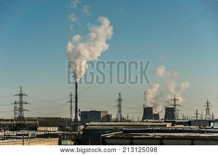 Emissions CHP in the city of Chelyabinsk