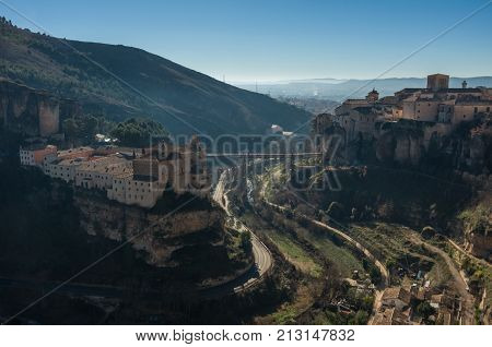 Parador De Cuenca. Saint Paul Monastery In The Outskirts Of Cuenca, In Spain, Xvi Century, On A Priv