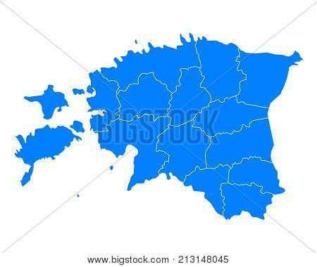 Map Of Estonia