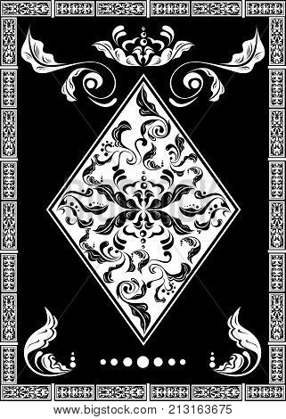 the illustration with the card of bubi - ace.