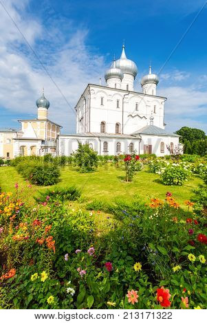 Khutyn Monastery of Saviour's Transfiguration and of St. Varlaam near Veliky Novgorod Russia