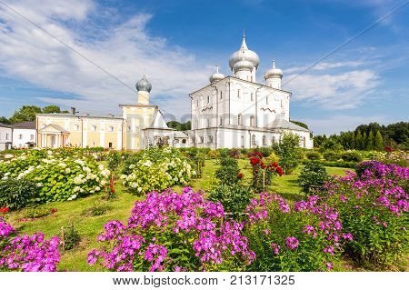 Khutyn Monastery of Saviour's Transfiguration and of St. Varlaam near Veliky Novgorod Russia