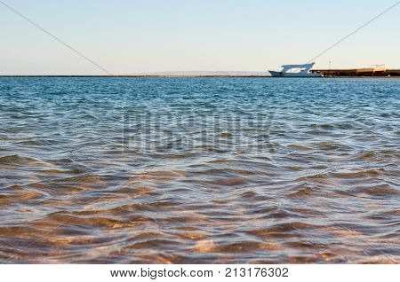 Beautiful Horizon Of The Blue Sea Landscape