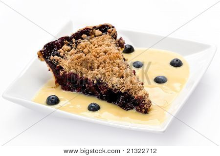 บลูเบอรี่พาย Streusel