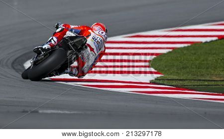 Andrea Dovizioso Of Italy And Ducati Team
