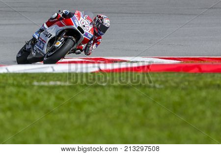 Andrea Dovizioso Of Italy And Ducati Team
