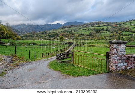 Mountain Landscape In Northern Spain