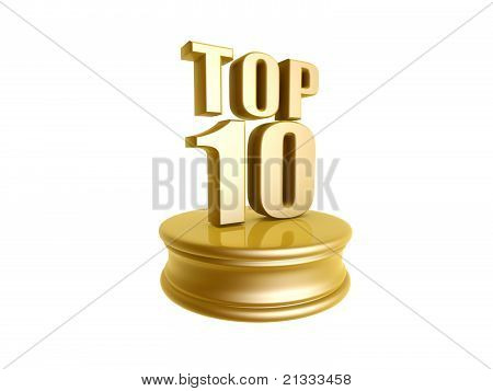 トップ 10 にランク一覧