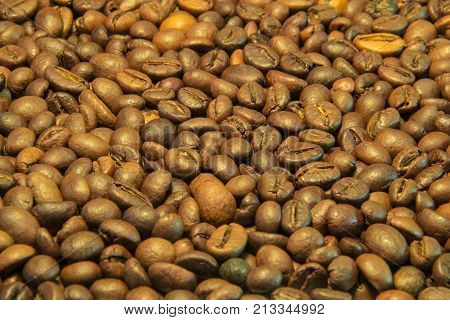 Roasted Coffee Beans, Can Be Used As A Background