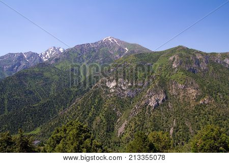 beautiful mountains in Kazakhstan. nature . In the park in nature