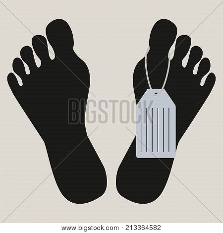 Dead Man's Body In Morgue