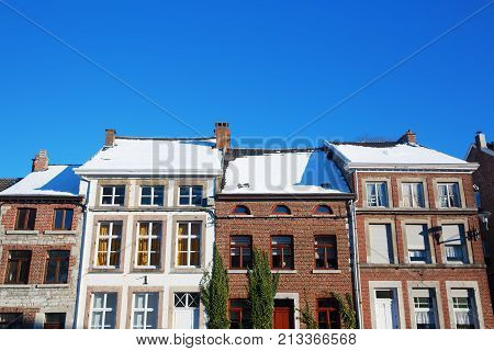 Old Buildings In The Picturesque Small City Limbourg, Belgium