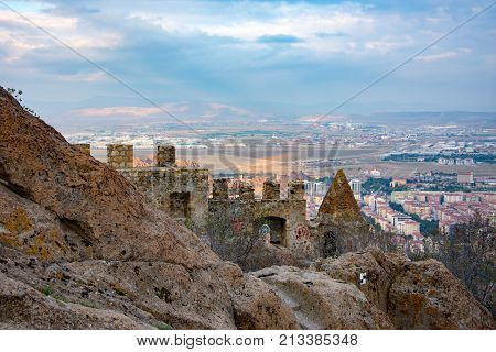 part of the Afyon city and Afyon castle