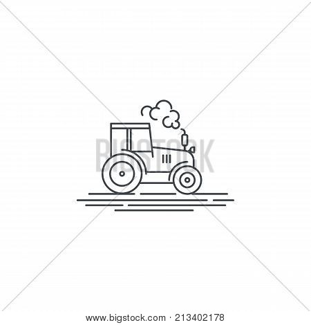 Farm flat vector landscape. Organic food concept for any design. Farm landscape  illustration, banner, background. Farm with cows, chickens, garden and fields. Farm infographic elements, flat design