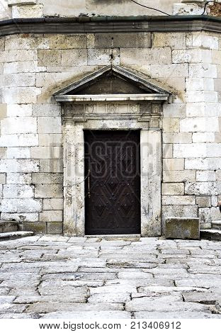 Podgoretsky Castle. Elements Of An Ancient Castle. Old Castle.