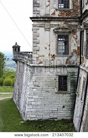 Podgoretsky Castle. Elements Of An Ancient Castle. Old Castle.