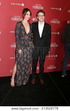 LOS ANGELES - NOV 9:  Sara Bareilles, Nicholas Britell at the Patron of the Artists Awards 2017 at Wallis Annenberg Centeron November 9, 2017 in Beverly Hills, CA
