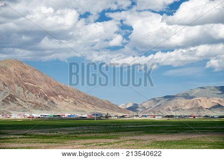 Mongolian Tsagaannuur Settlement