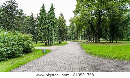 Urban Vermanes Garden In Riga City