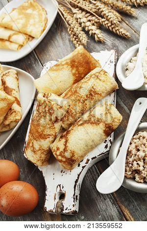 Homemade  Stuffed сrepes