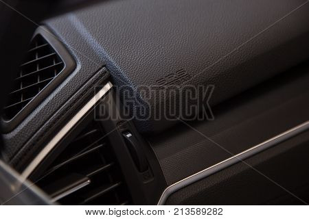 SRS Airbag icon in the car background