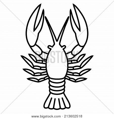 Crayfish Animal Shellfish Tentacle Seafood Lobster Vector