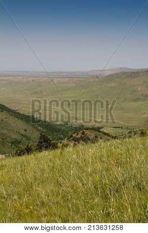 beautiful nature. Mountains in Kazakhstan . In the park in nature