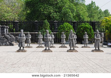Hrobka císaře Khai Dinh, Hue, Vietnam