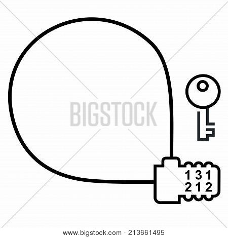 Bicycle Lock Equipment Padlock Bike Protection Safety Security
