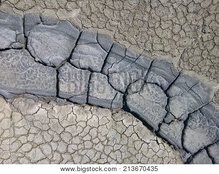 Cracked arid earth - as a consequence of the global warming or dryness