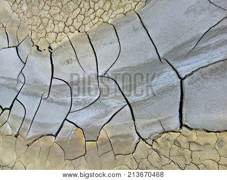 Cracked arid earth - as a consequence of the global warming or dryness