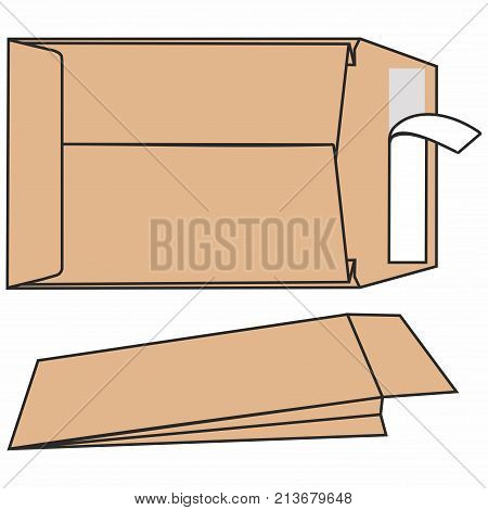 Craft Envelope Peel and Seal File Document