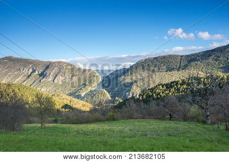 Mountains of Regional nature park of the Azure PreAlps France