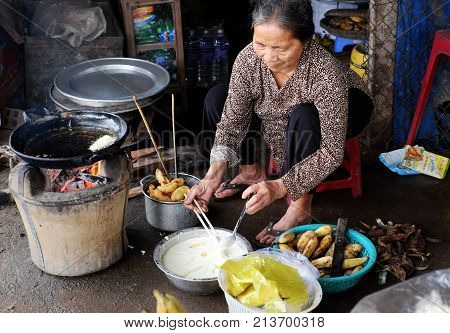 Senior Woman Work For Live At Home
