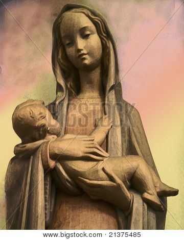 Madonna Statue