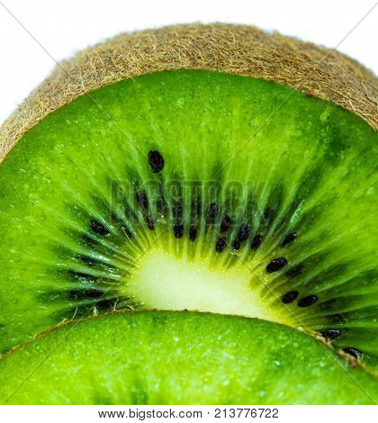 Juicy Kiwi Fruit Sliced.