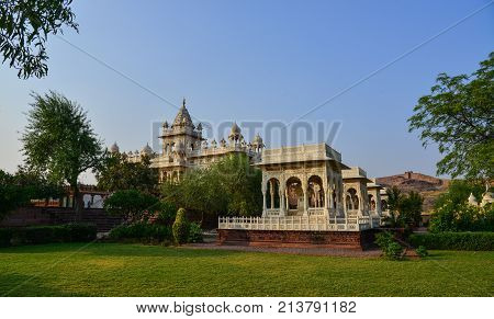 The Jaswant Thada Temple In Jodhpur, India