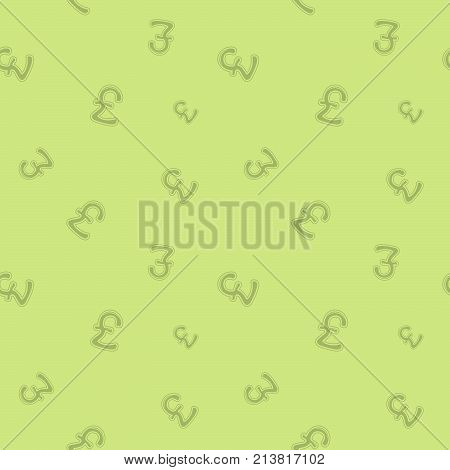 Pound Currency Seamless Money Sign Pattern