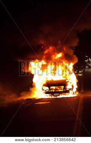 Car On Fire